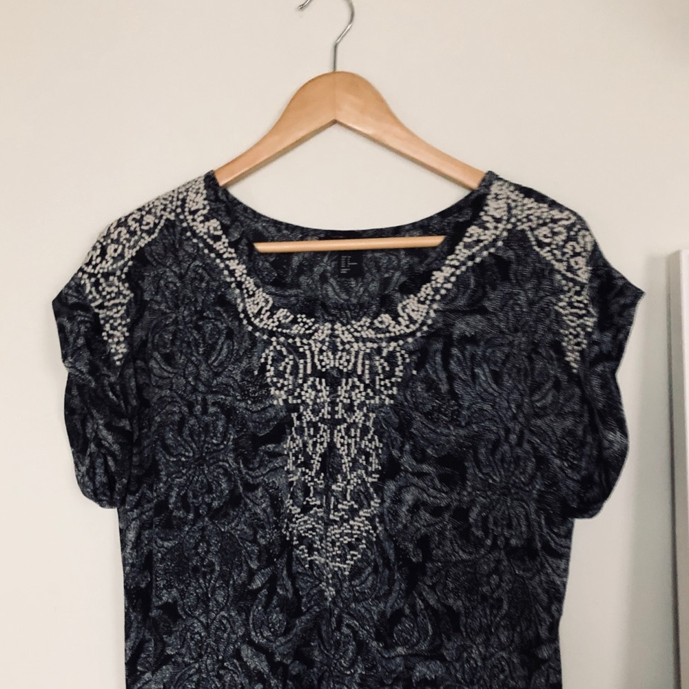 H&M Conscious Embroidered Tunic Dress - Picture 2 of 5